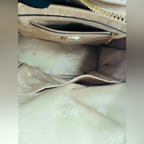 MCM Studded Visetos Backpack